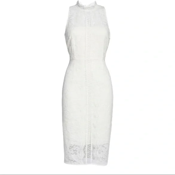 NEW Eliza J Illusion Lace Cocktail Dress - Picture 3 of 8